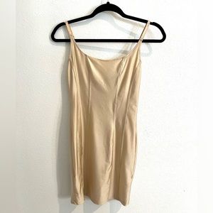 Forever 21 Gold Mini Dress Size Small